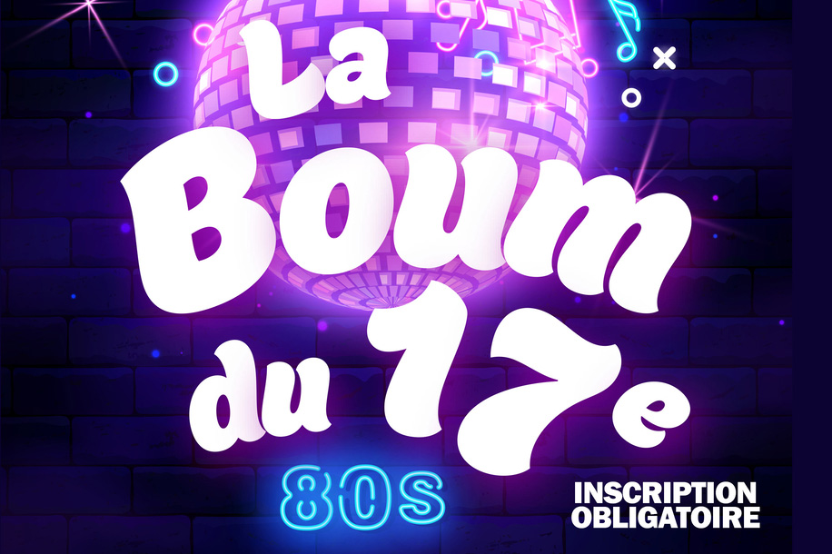Boum géante et gratuite en plein air ambiance années 80