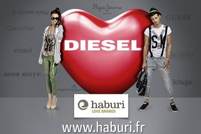 Offrez vous les plus grandes marques chez Haburi pour seulement 19 € au lieu de 50 € soit une réduction de 62%