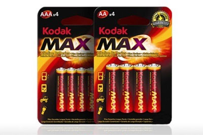 100 piles AAA et AA Kodak Max à 29 € au lieu de 83,25 €