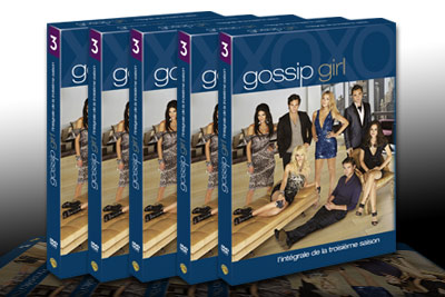 DVD gratuits Gossip Girl s3 et des coffrets Gossip Girl saison 1 à 3 (édition limitée) 