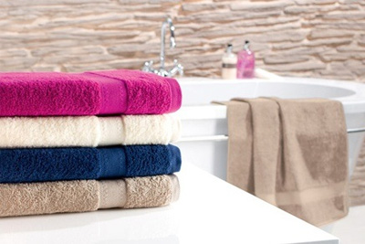Parure de 7 serviettes de bain 100% coton égyptien à 29,99€ au lieu de 60 €