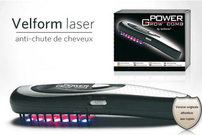 Brosse Velform laser anti chute de cheveux à 69 € au lieu de 149 €