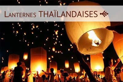 5 lanternes thaïlandaises à 14,90 € au lieu de 22,50 €