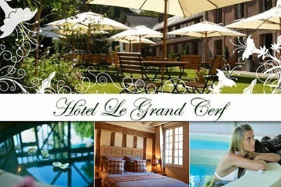 Normandie 3* : nuit à l’Hôtel Le Grand Cerf, dîner, piscine, hamman, jacuzzi à 129 € pour 2