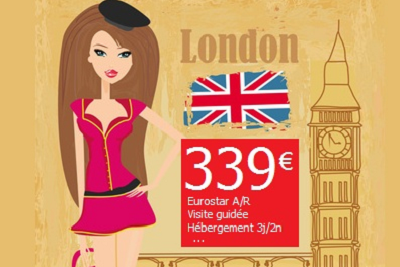 Week end entre amis  à Londres : 339 € tout compris (eurostar, hébergement et visite guidée)