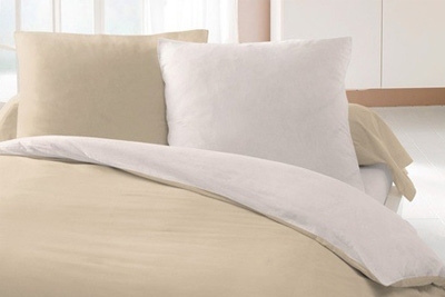 Parure de lit Soft Touch bicolore à 29,90 €