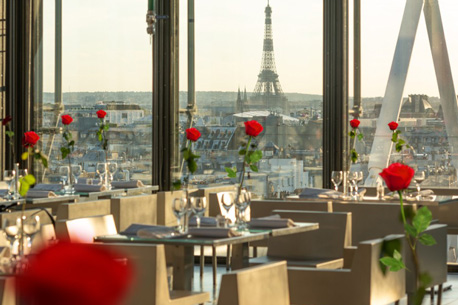 Bar insolite au sommet du Centre Pompidou avec vue sur tout Paris  