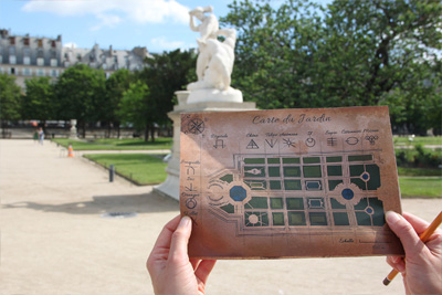 Escape game gratuit au jardin des Tuileries