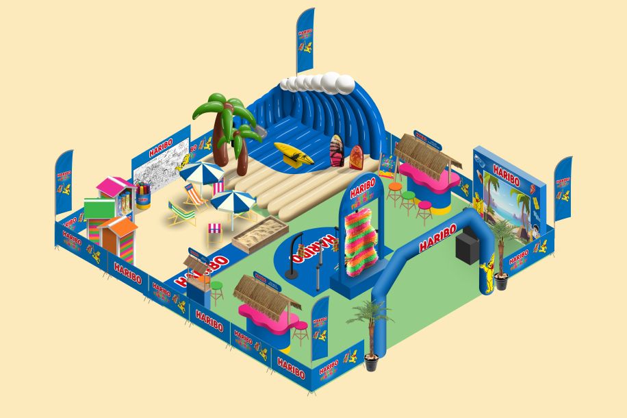 Un village Haribo gratuit s’installe à La Villette : animations, piñatas et surprises