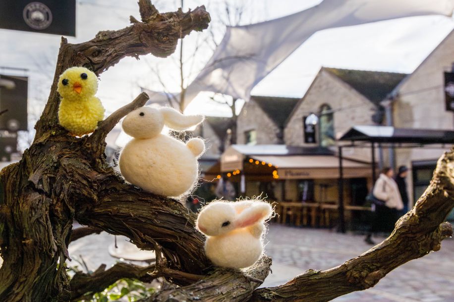 Chasse aux œufs gratuite (enfin, aux lapins !) à Bercy Village