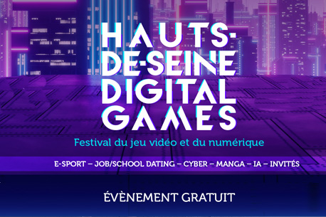 Les Hauts-De-Seine Digital Games 2024 : le salon gratuit du jeu vidéo et des arts numériques