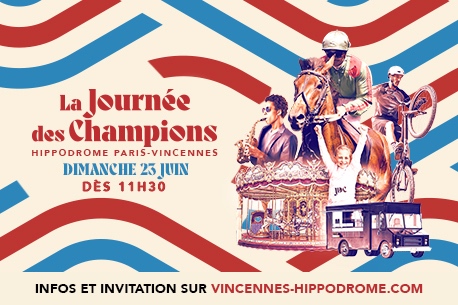 Journée des Champions à l'Hippodrome Paris-Vincennes : courses, animations et activités gratuites