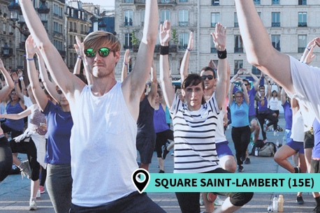 Cours gratuits de Swedish Fit en plein air au Square Saint Lambert