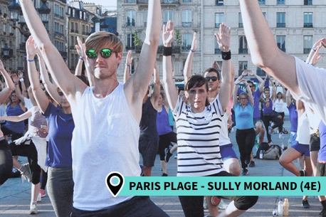 Cours gratuits de Swedish Fit en plein air à Paris Plage   Sully Morland