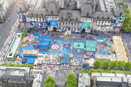 Terrasse des Jeux Paris JO festivites activites gratuites competitions