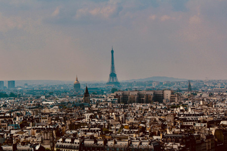 vue aerienne tour eiffel