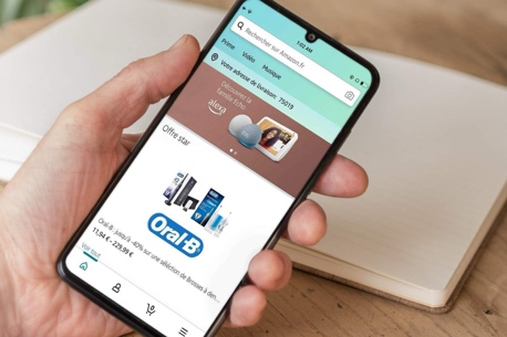 Amazon bon reduction 15 euros premiere connexion application mobile