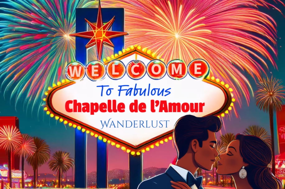 Mariage Las Vegas La Chapelle amour jeu quiz