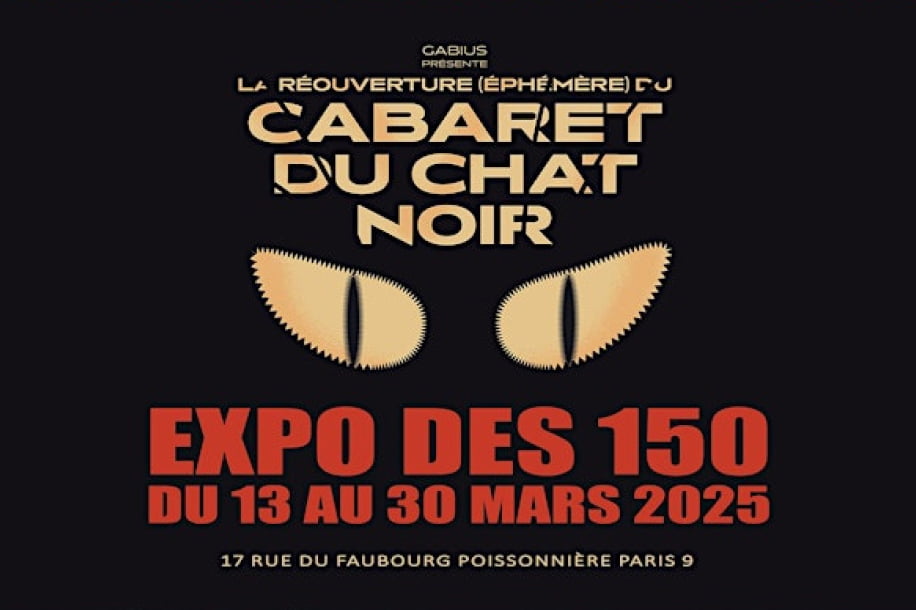 L Expo des 150 Cabaret du Chat Noir street art gratuit 1