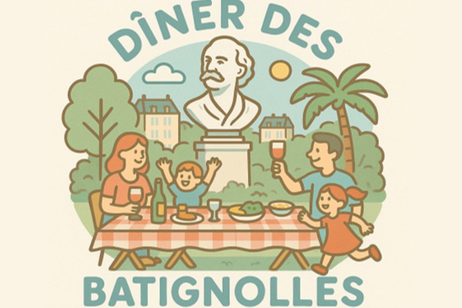 Dîner gratuit à ciel ouvert aux Batignolles : ramenez votre bonne humeur (et un plat) !