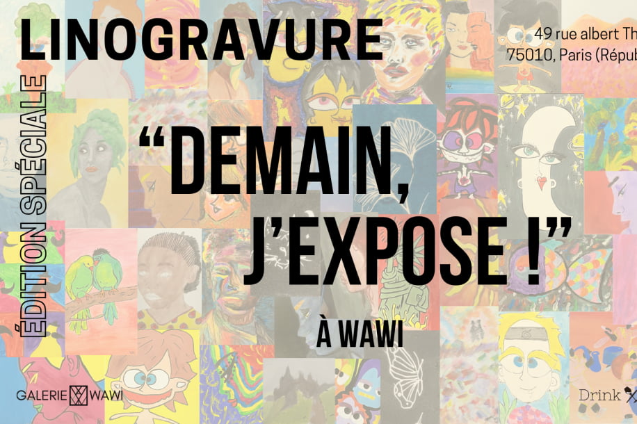 Drink & Paint spécial “Demain j’expose !” : votre toile bientôt en galerie ?