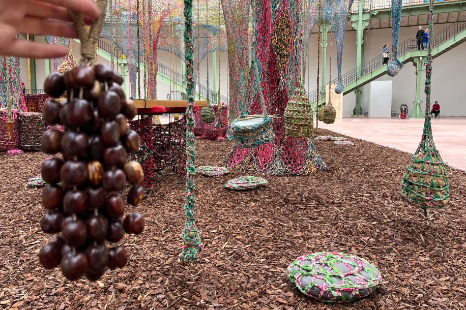 L'installation géante en crochet gratuite d'Ernesto Neto au Grand Palais