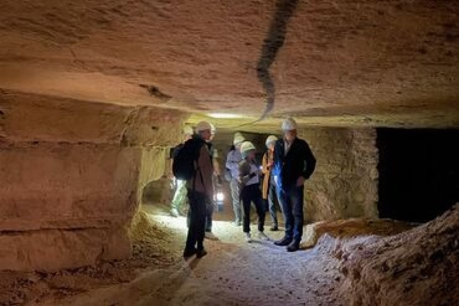 Visite gratuite et unique de la carrière de Port-Mahon à coté des Catacombes