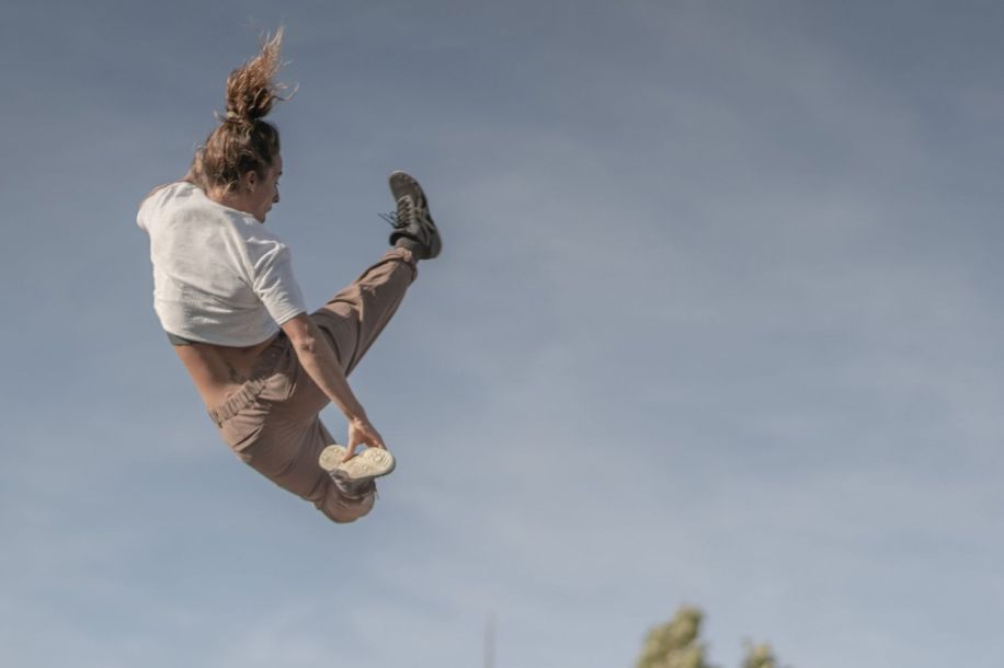Trampolines et voltige : le spectacle gratuit
