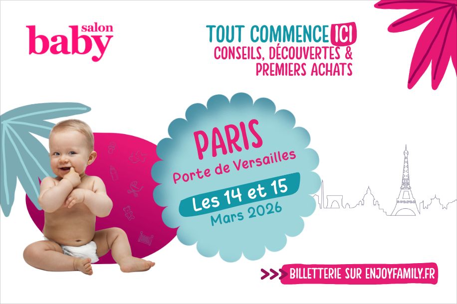 Bon plan pour les jeunes parents : l’entrée du Salon Baby à -50 % !