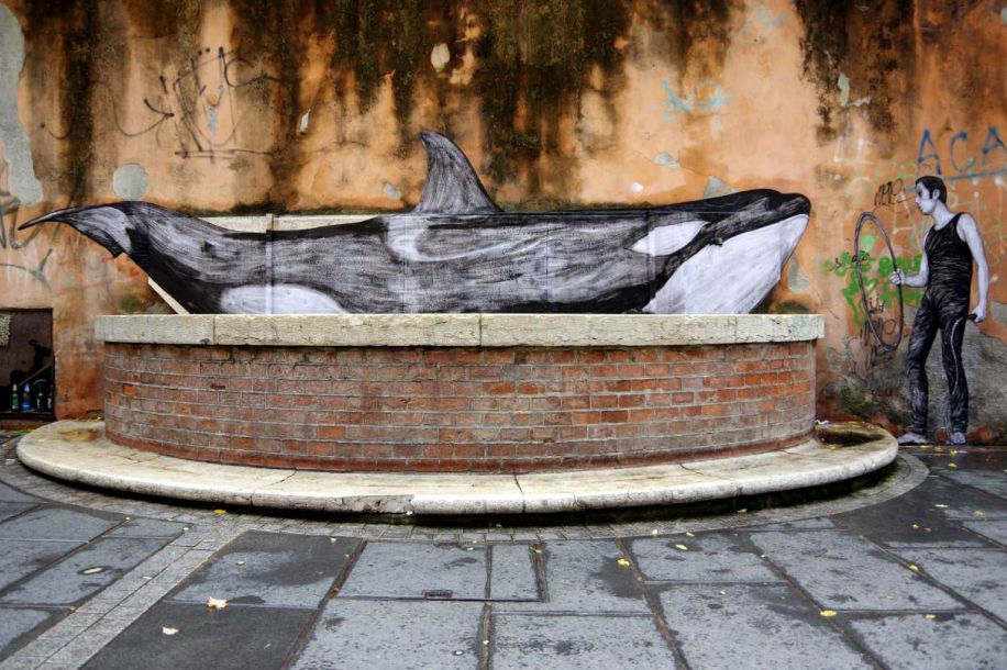 Exposition gratuite Sabordage par Levalet : l’art urbain entre humour et réflexion