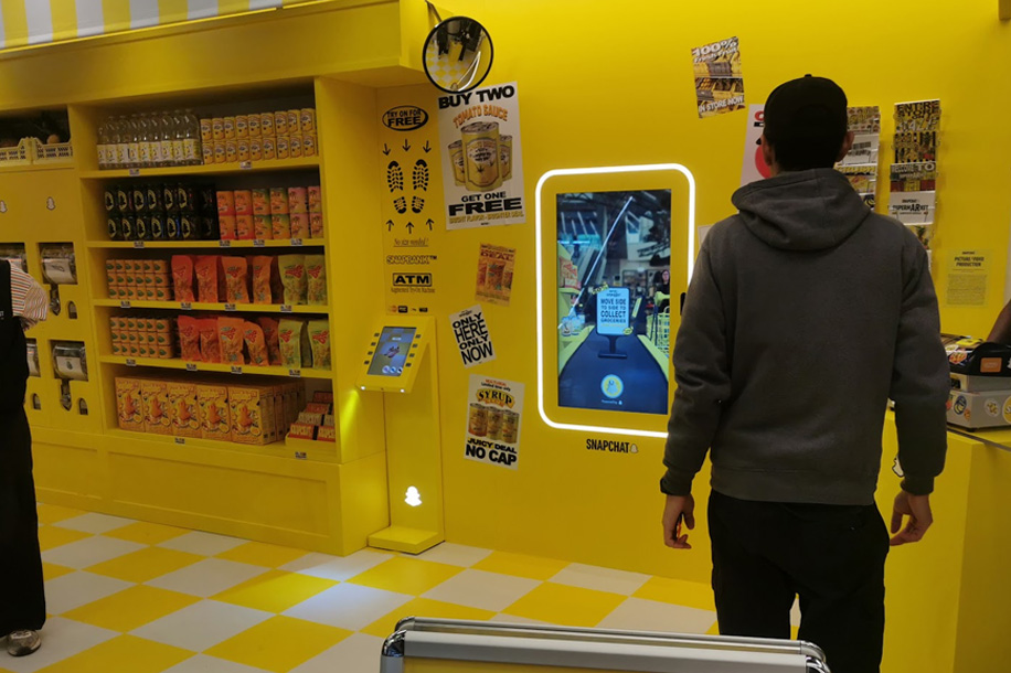 SupermARket : le pop up immersif de Snapchat au Citadium Haussmann