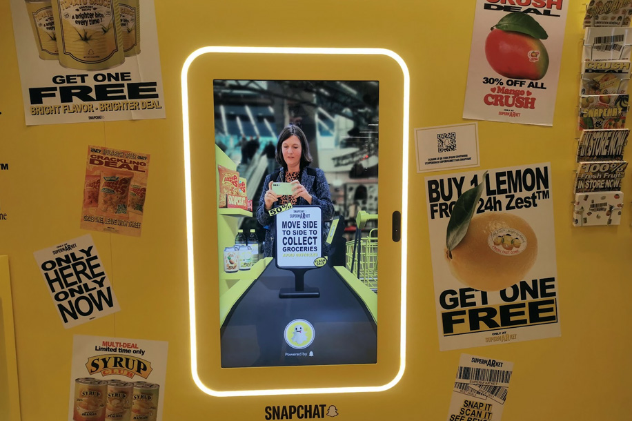 SupermARket : le pop up immersif de Snapchat au Citadium Haussmann