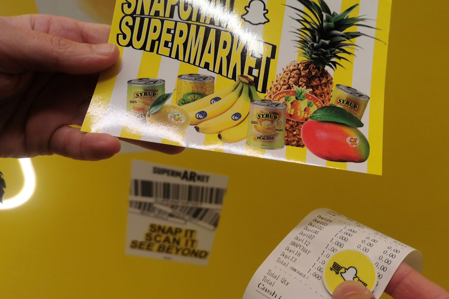 SupermARket : le pop up immersif de Snapchat au Citadium Haussmann