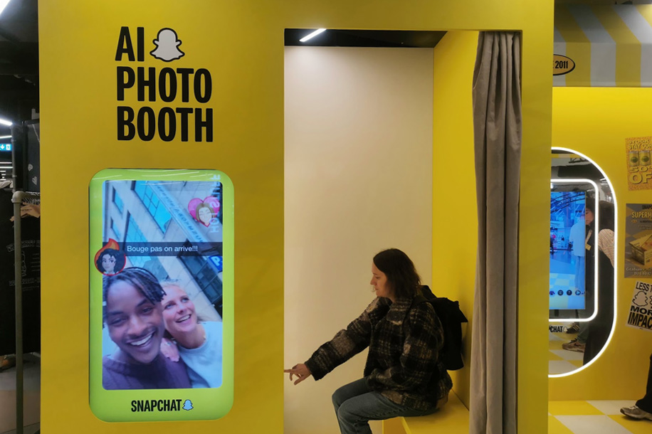 SupermARket : le pop up immersif de Snapchat au Citadium Haussmann