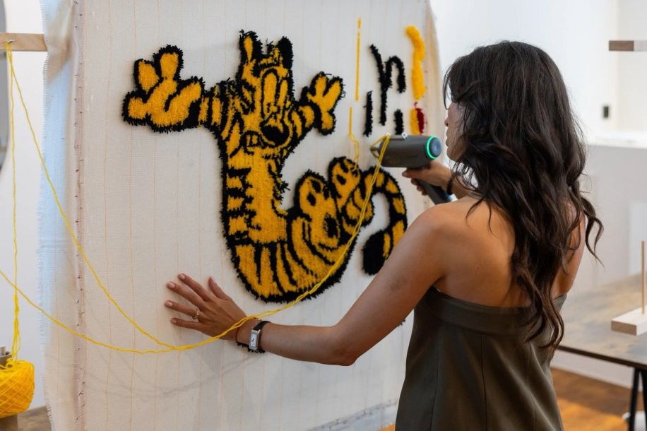 Tufting Studio : un lieu pour explorer l’art du tufting, ce tissage moderne à la laine