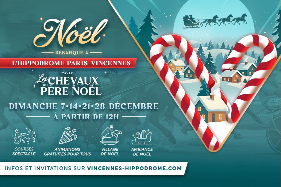 Quatre dimanches pour vivre un Noël différent à l’Hippodrome Paris Vincennes