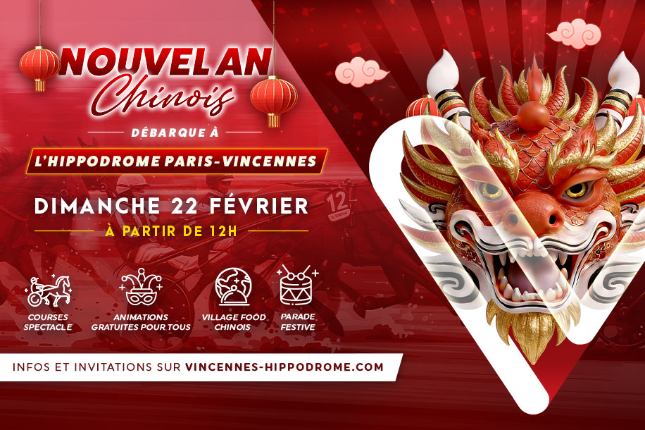 Nouvel An chinois à Paris-Vincennes : traditions, courses et ambiance festive pour une journée gratuite