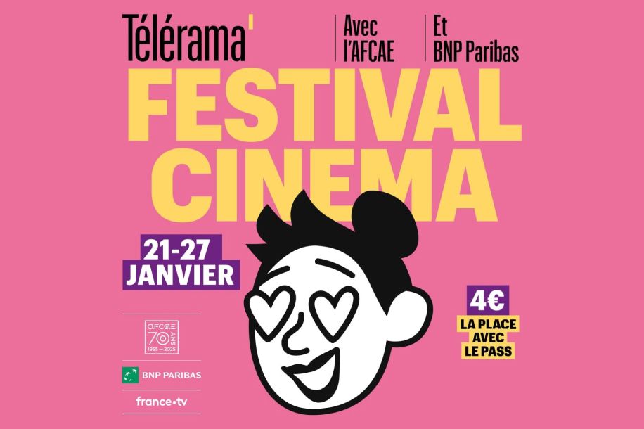 Festival cinéma Télérama 2026 : le meilleur de 2025 à 4 € la séance !