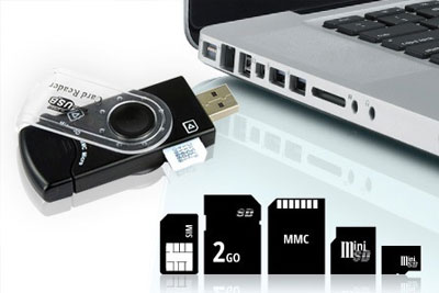 Lecteur USB Universel 14 en 1 pour Carte SIM et SD à 12,99 € au