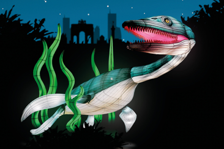 Jurassique en voie d'illumination : voyage nocturne au cœur des dinos !